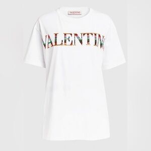 Valentino Sequin Logo T-shirt Medium